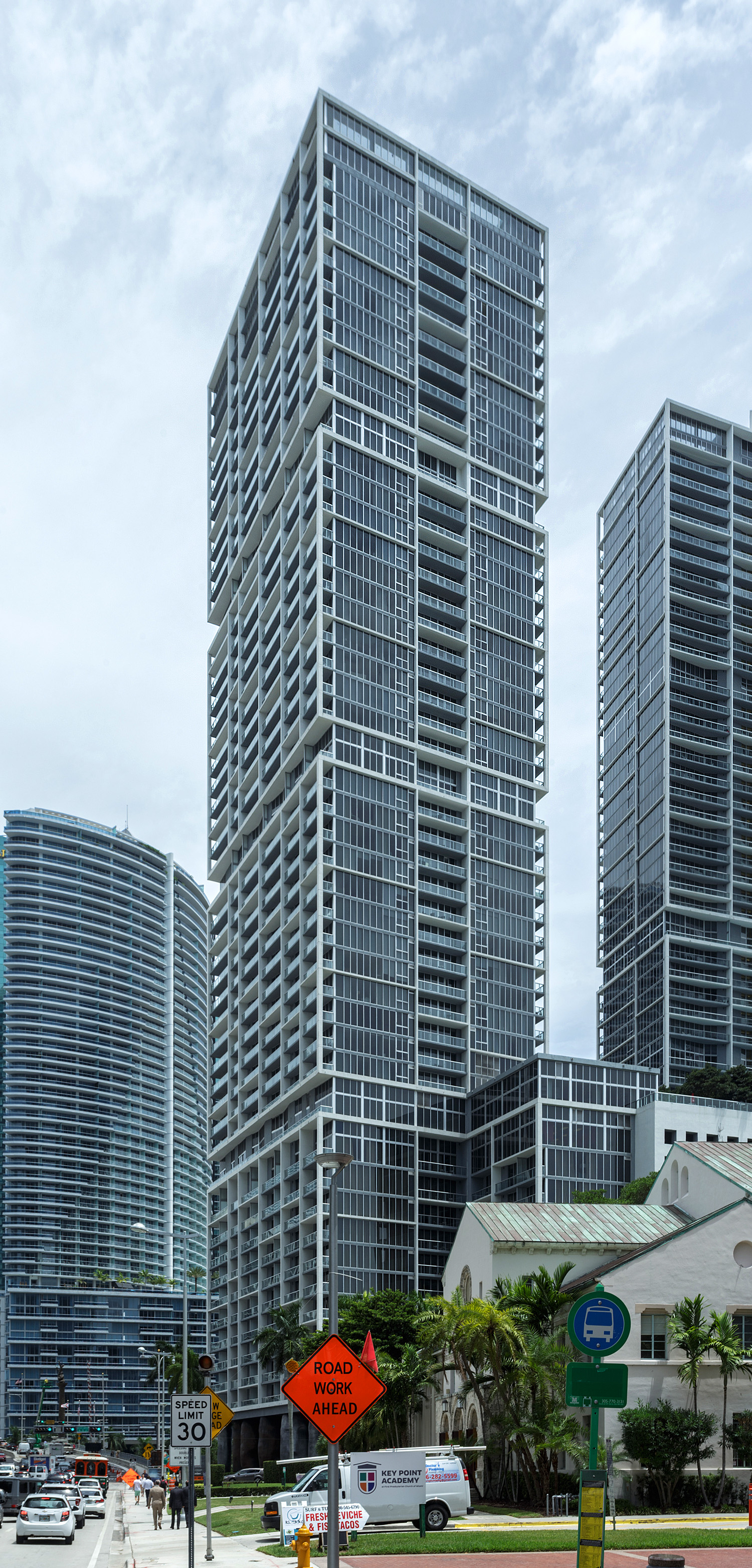 Viceroy, Miami - View from the south. © Mathias Beinling